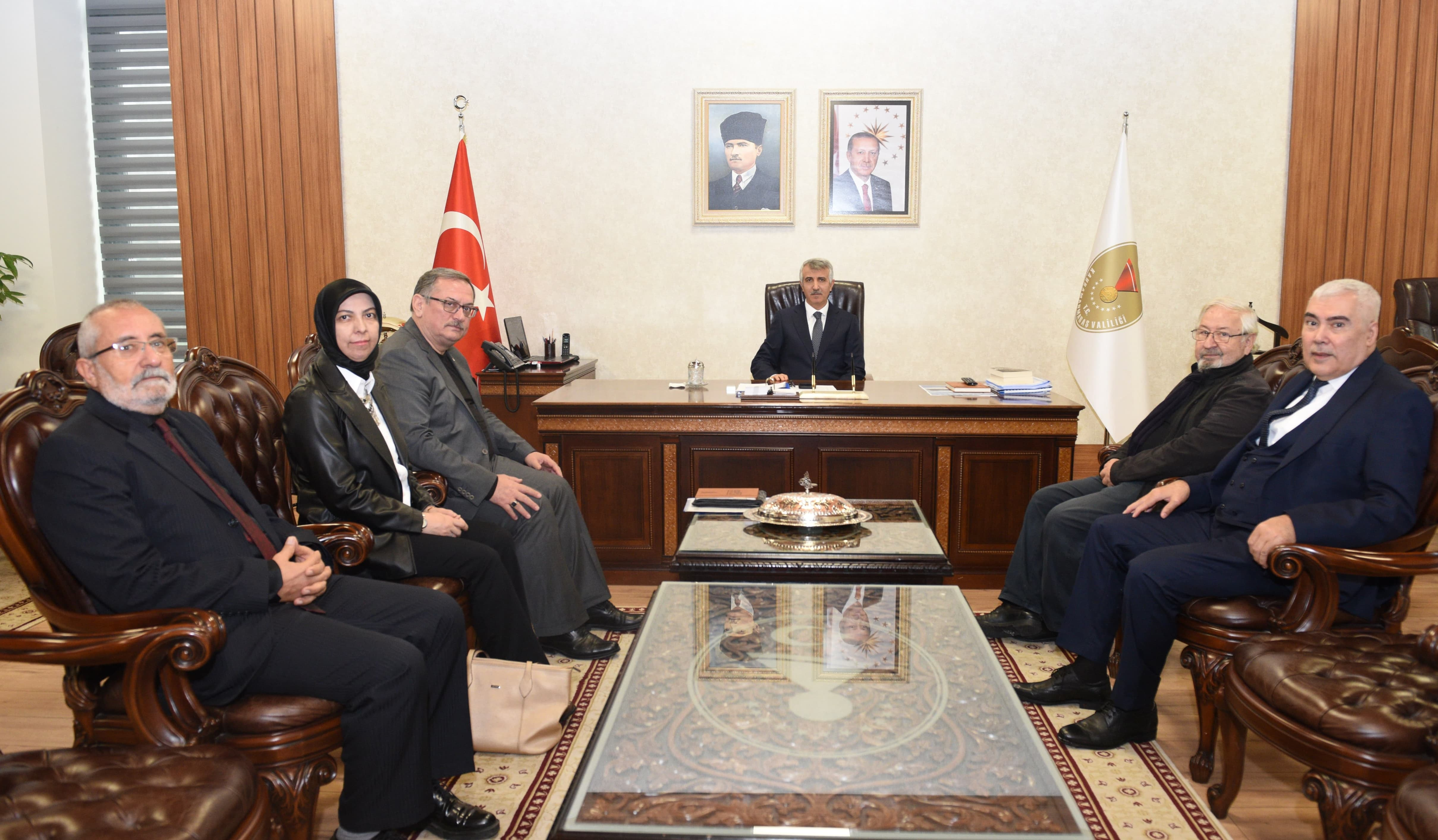 MESDER Yönetimi, Kahramanmaraş Valisi Mukerrem Ünlüer’i Makamında Ziyaret Etti