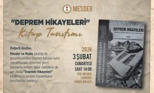 “Deprem Hikayeleri” Kitaplaştı