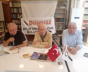 DÜŞEYAZ DERGİSİ TOPLANTISINDA ŞAİR-YAZAR  LÜTFİ BİLİR İLE ŞİİR VE EDEBİYAT ÜZERİNE SÖYLEŞİ